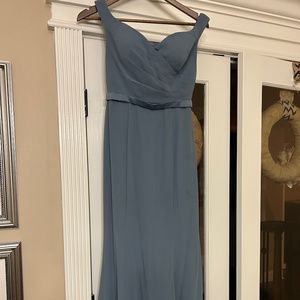 Dusty Blue Bridesmaid Dress
